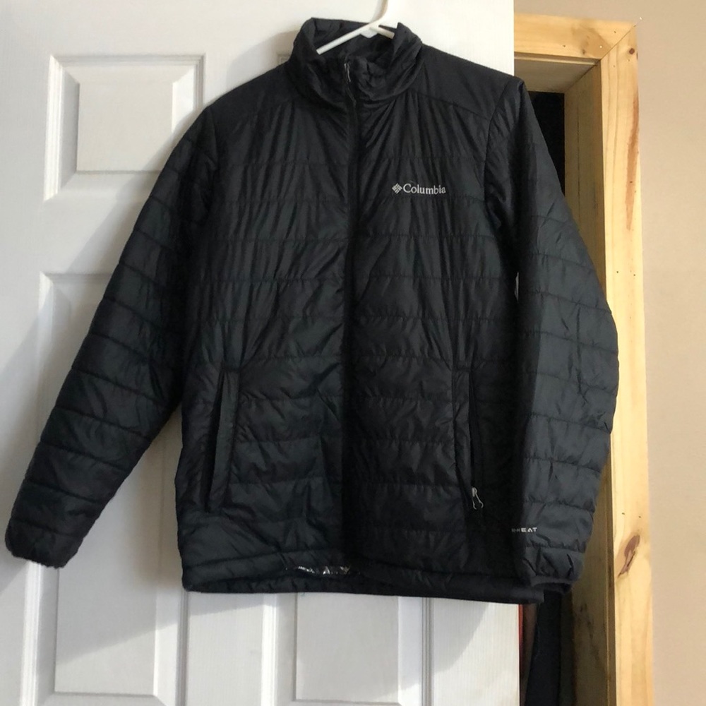 Black Columbia Omni Heat Jacket. Size small.